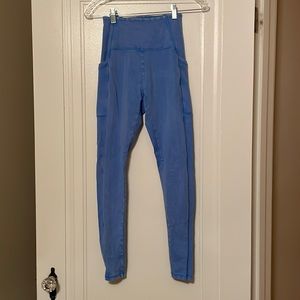 Offline by Aerie Light Blue High Rise Leggings Size Small
